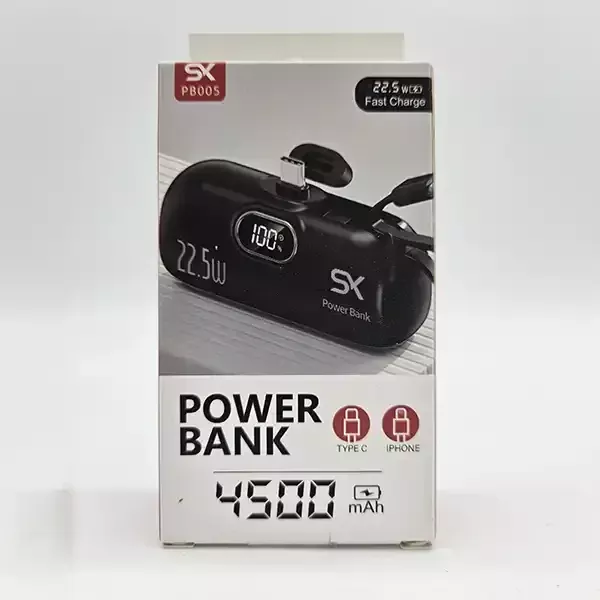 minibateria externa digital 4500 mah