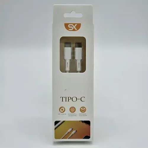 Cable tipo C a tipo C